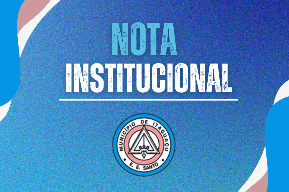 Nota Institucional.