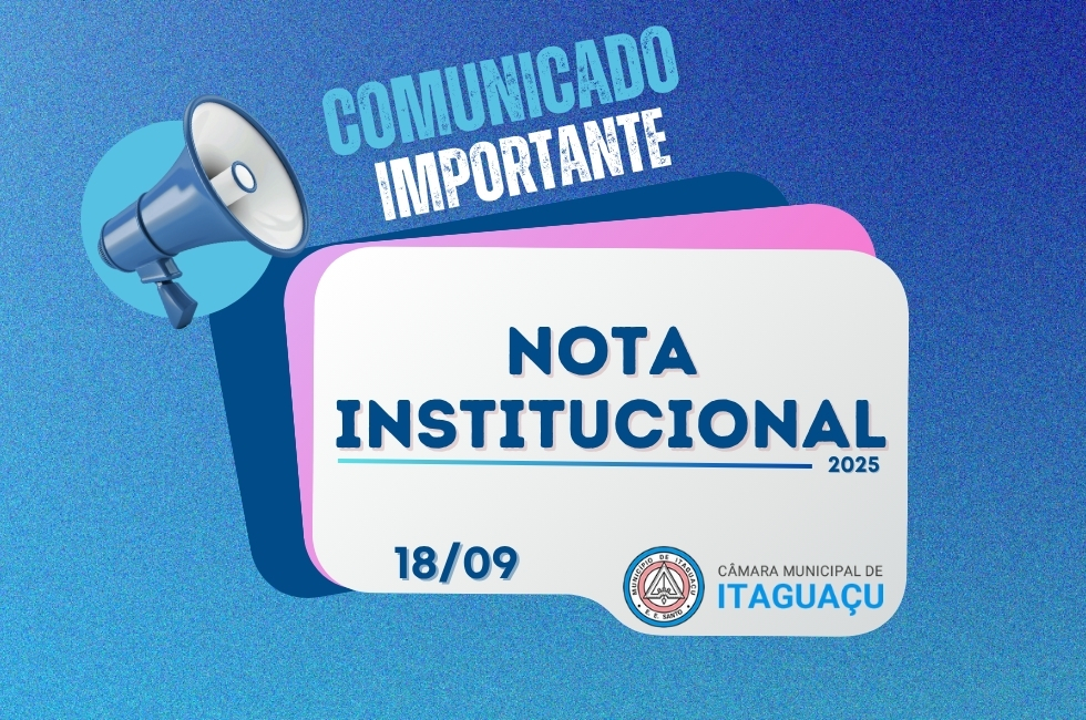 Nota Institucional.