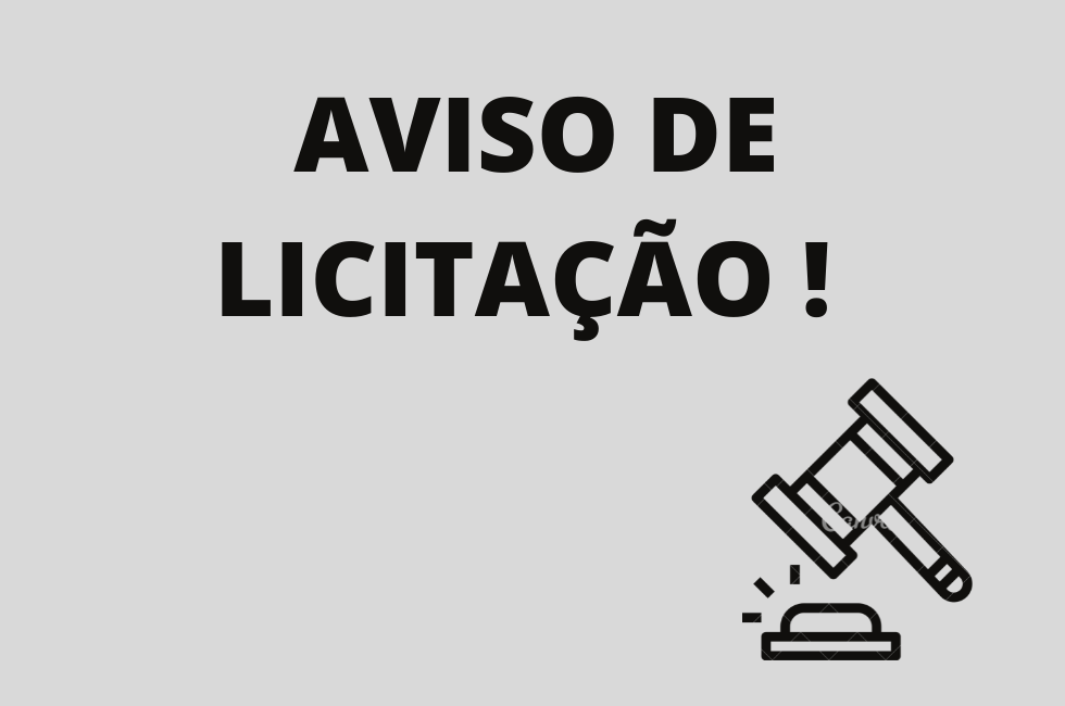 AVISO DE LICITAÇÃO!